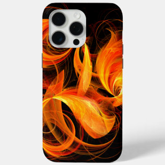 Funda Para iPhone 15 Pro Max Arte abstracto de bola de fuego