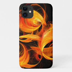 Funda Para iPhone 11 Arte abstracto de bola de fuego