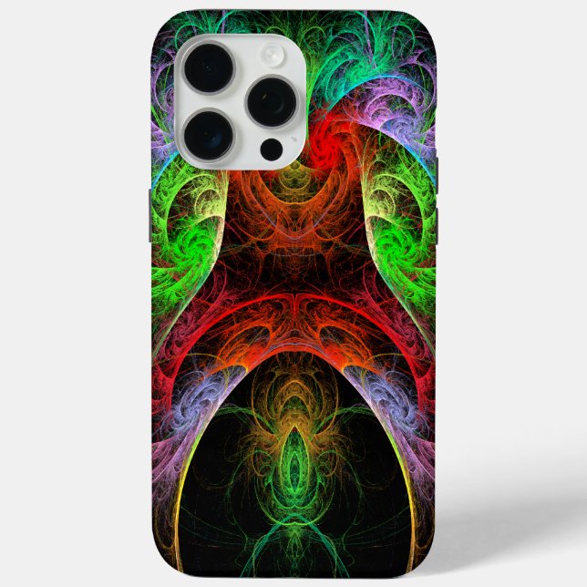 Funda De Case-Mate Para iPhone Arte abstracto de Carnaval (Reverso )