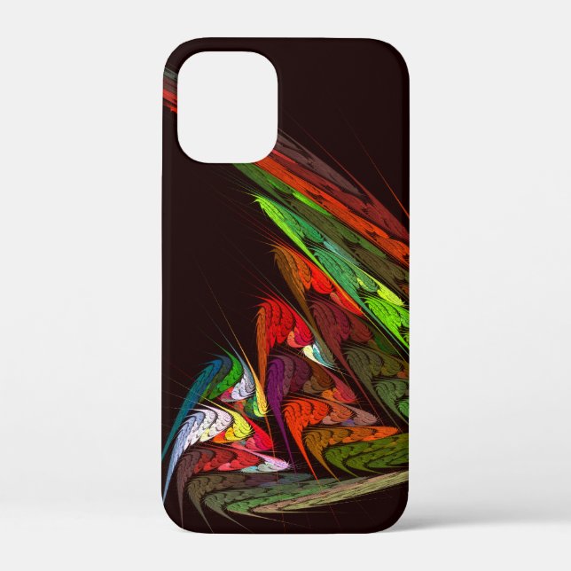 Funda De Case-Mate Para iPhone Arte abstracto de Chameleon (Reverso )