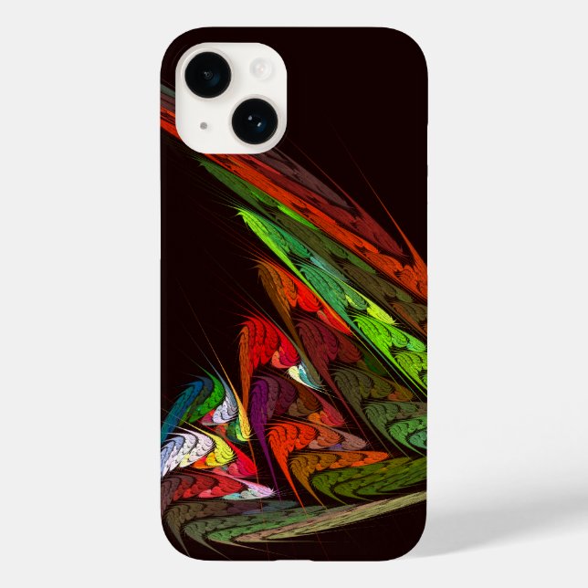 Funda De Case-Mate Para iPhone Arte abstracto de Chameleon (Reverso )