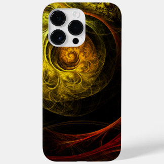 Funda Para iPhone 14 Pro Max De Case-Mate Arte abstracto de color rojo floral de Sunrise
