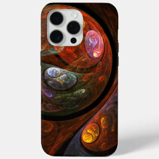 Funda Para iPhone 15 Pro Max Arte abstracto de conexión fluida