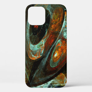 Funda Para iPhone 12 Arte abstracto de división de tiempo