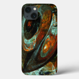 Funda Para iPhone 13 Arte abstracto de división de tiempo