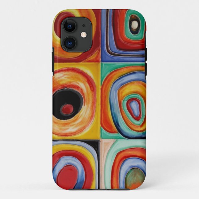 Funda De Case-Mate Para iPhone Arte abstracto de Kandinsky (Reverso)
