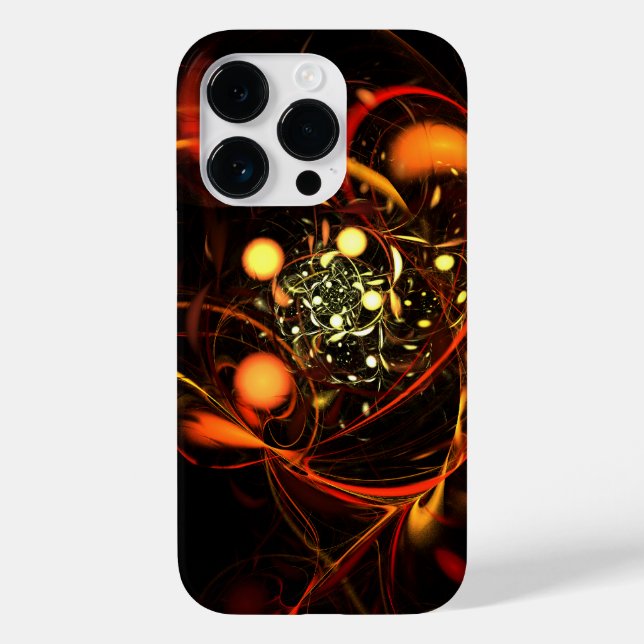 Funda De Case-Mate Para iPhone Arte abstracto de latido (Reverso )