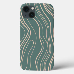 Funda Para iPhone 13 Arte abstracto de líneas