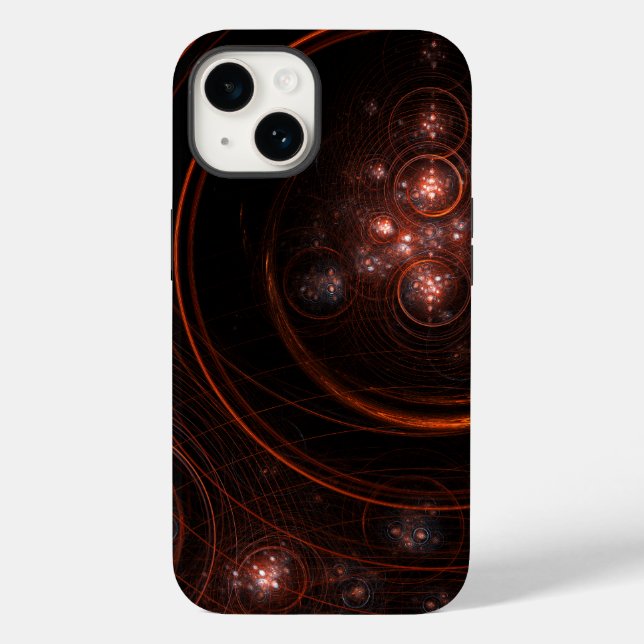 Funda De Case-Mate Para iPhone Arte abstracto de Starlight (Reverso )