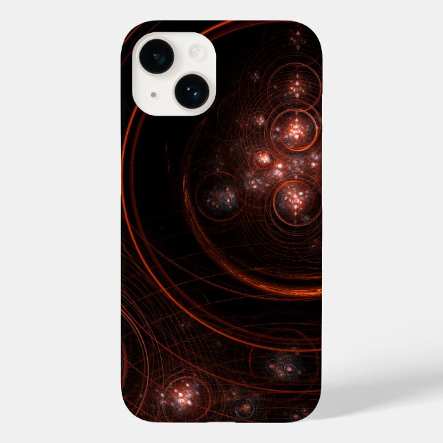 Funda De Case-Mate Para iPhone Arte abstracto de Starlight (Reverso )