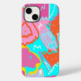Funda Para iPhone 14 De Case-Mate Arte abstracto de vibraciones de verano junto a la