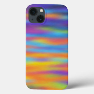 Funda Para iPhone 13 Arte abstracto del cielo del atardecer del desiert