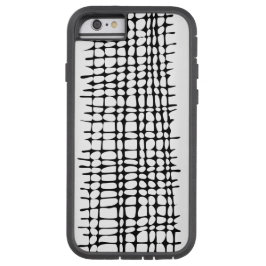 Funda Para iPhone 13 Arte abstracto del patrón de cuadrícula orgánica e