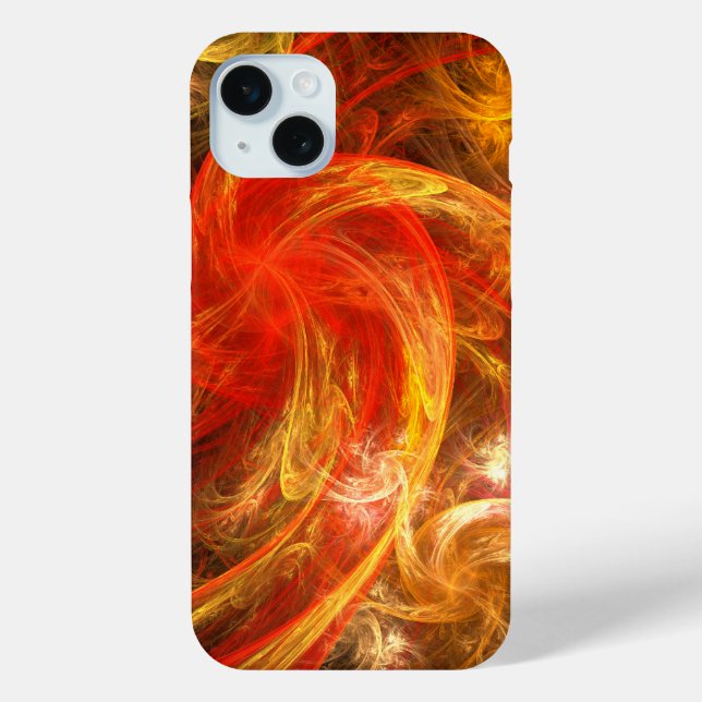 Funda De Case-Mate Para iPhone Arte abstracto Firestorm Nova (Reverso )