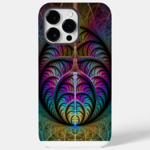 Funda Para iPhone 14 Pro Max De Case-Mate Arte abstracto fractal colorido alucinante