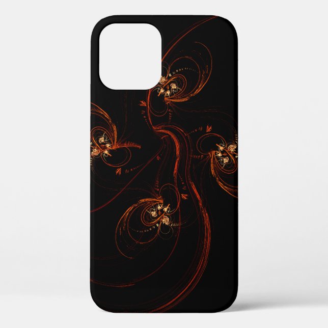Funda De Case-Mate Para iPhone Arte abstracto fuera de la oscuridad (Reverso )