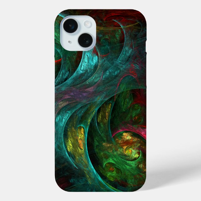 Funda De Case-Mate Para iPhone Arte abstracto Genesis Nova (Reverso )