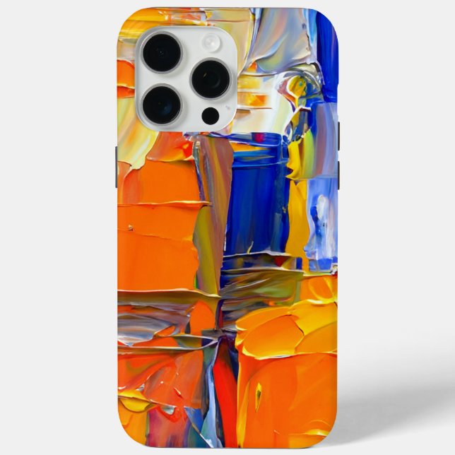 Funda De Case-Mate Para iPhone Arte abstracto moderno (Reverso )