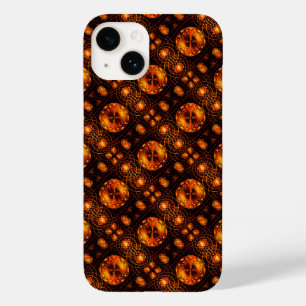 Funda Para iPhone 14 De Case-Mate Arte abstracto moderno boho elegante dorado Patrón