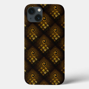 Funda Para iPhone 13 Arte abstracto moderno boho elegante patrón #502