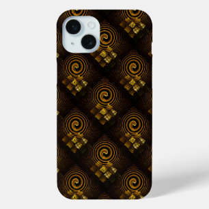 Funda Para iPhone 15 Mini Arte abstracto moderno boho elegante patrón #502
