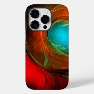 Funda Para iPhone 14 Pro De Case-Mate Arte abstracto moderno ojo azul patrón cool #16