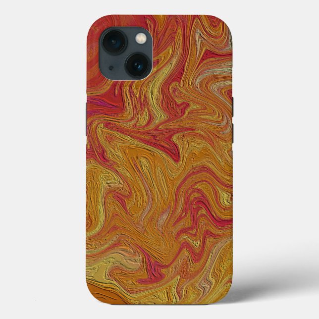 Funda De Case-Mate Para iPhone arte-abstracto-patrón-textura (Reverso )