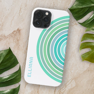 Funda Para iPhone 15 Pro Max Arte abstracto personalizado elegante patrón de ra