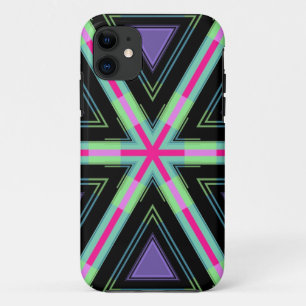 Funda Para iPhone 11 Arte abstracto retro moderno