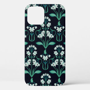 Funda Para iPhone 12 arte abstracto transparente nuevo patrón floral