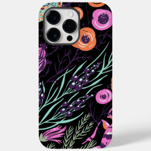 Funda Para iPhone 14 Pro Max De Case-Mate Arte abstracto tropical botánico y colorido de bug