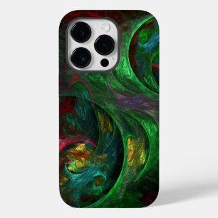 Funda Para iPhone 14 Pro De Case-Mate Arte abstracto verde Génesis