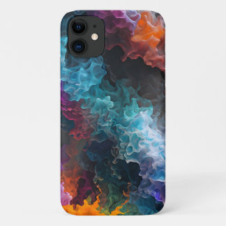Funda Para iPhone 11 Arte abstracto vibrante: un Kaleidoscopio de color