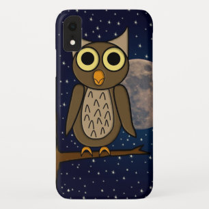 Funda Para iPhone XR Arte adorable de aves del bosque