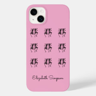 Funda Para iPhone 14 Plus De Case-Mate Arte africano, monograma, bailarinas de silueta
