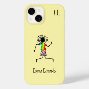 Funda Para iPhone 14 De Case-Mate Arte africano, música de felicidad