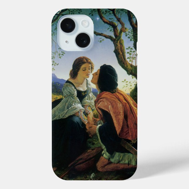 Funda De Case-Mate Para iPhone Arte Antiguo, Amantes al Atardecer, Sir Joseph Noe (Reverso )