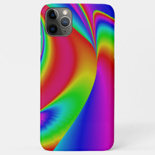 Funda Para iPhone 11 Pro Max Arte arco iris abstracto en 3D