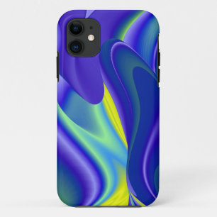 Funda Para iPhone 11 Arte arco iris abstracto en 3D