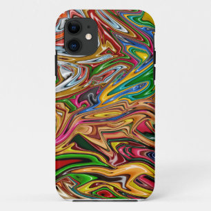 Funda Para iPhone 11 Arte colorido abstracto