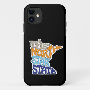 Funda Para iPhone 11 Arte con palabras del apodo de Minnesota