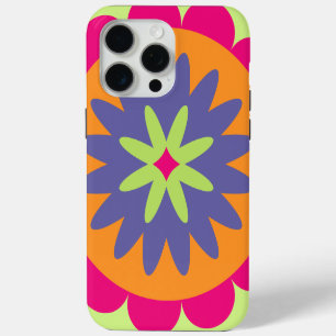 Funda Para iPhone 15 Pro Max Arte con patrón botánico retro genial