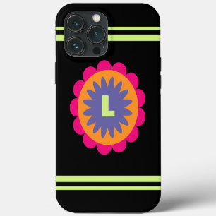 Funda Para iPhone 13 Pro Max Arte con patrón botánico retro genial