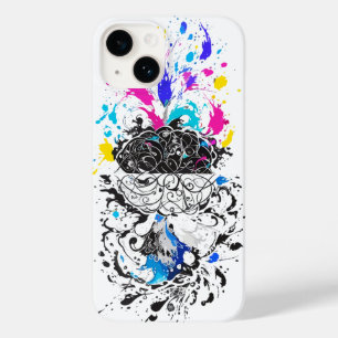 Funda Para iPhone 14 De Case-Mate Arte creativo de cerebro izquierdo vs derecho