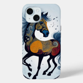 Funda Para iPhone 15 Arte de animales