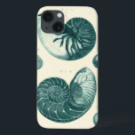 Funda Para iPhone 13 Arte de conchas rojas y verdes<br><div class="desc">El artista Denis Diderot es talentoso y conocido por sus imágenes de la vida marina. En esta vívida imagen, captura dos conchas de concha rojas y verdes en su estilo más natural. Los ciervos suelen estar acribillados como estas dos conchas y en un tono sepia. Obtén tu producto de conchas...</div>