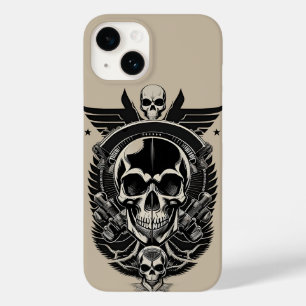 Funda Para iPhone 14 De Case-Mate Arte de cráneo gótico con detalles intrincados