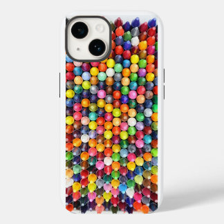 Funda Para iPhone 14 De Case-Mate Arte de crayón colorido para