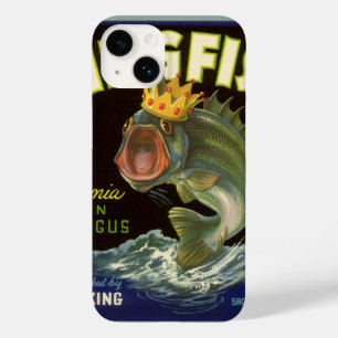 Funda Para iPhone 14 De Case-Mate Arte de etiqueta de lata de producto vintage, King