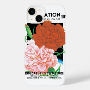 Funda Para iPhone 14 De Case-Mate Arte de etiqueta de paquete de semillas vintage, f